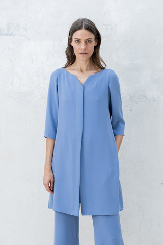 Sobrecasaca Meca azul pedra