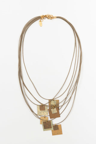 Colar de lira multicamadas da FL Private Collection