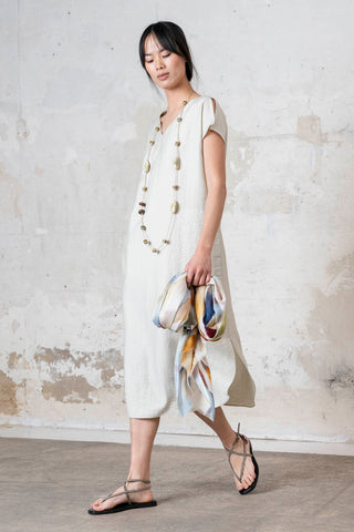 VESTIDO ELISA TUNICA ABERTURA MANGA