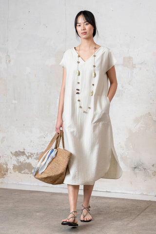 VESTIDO ELISA TUNICA ABERTURA MANGA