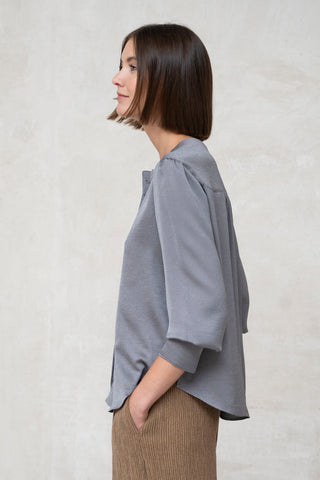 CAMISA CUELLO CAJA GRIS MEDIO