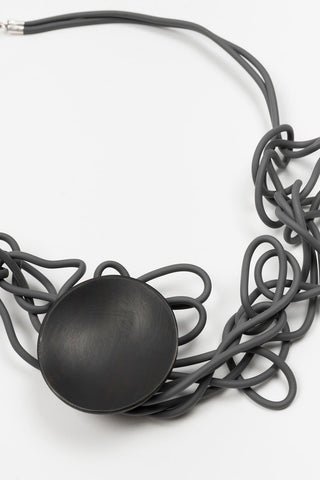 COLLAR CORTO FL PRIVATE CÍRUCLO CORDÓN GRIS