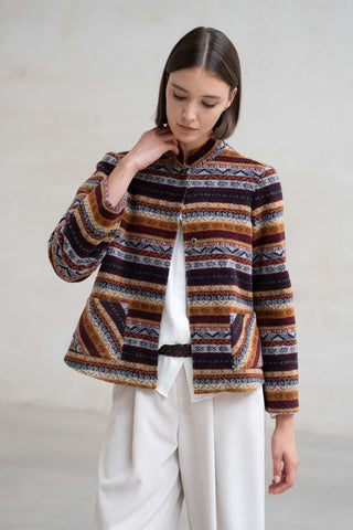 CAZADORA URBINO ÉTNICA COLORES