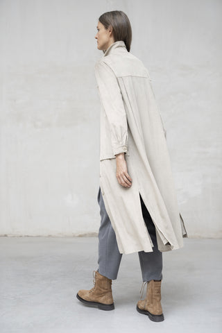 VESTIDO LEVITA ASTI LARGO ANTELINA CRUDO