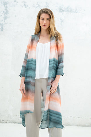 LEVITA MULTICOLOR VERDE AGUA SALMÓN Y CRUDO