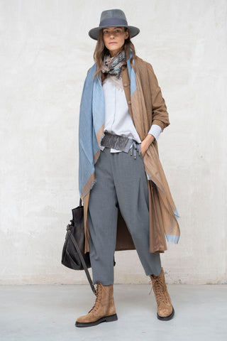 Chapéu cinzento Fabbio