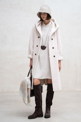 Abrigo Briona reversible crudo