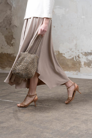 Sandália Arleth camelo