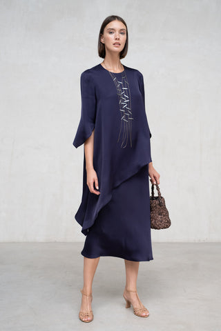 Colar Celeste com cápsulas de prata FL Coleção Particular