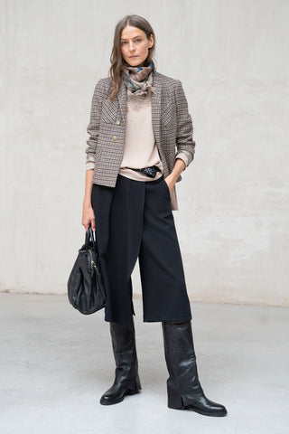 Casaco xadrez bege Verona