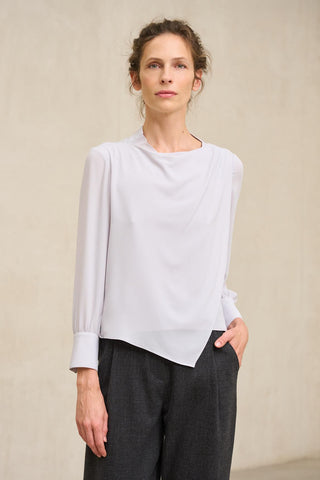 Blusa Fabia cinzento claro