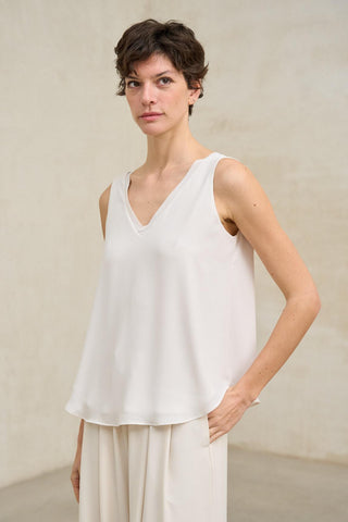 Top Inès blanco roto