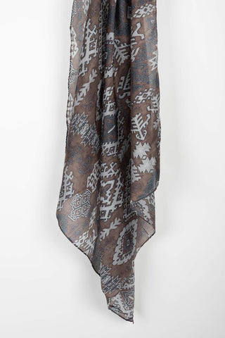 Lenço Talisa castanho