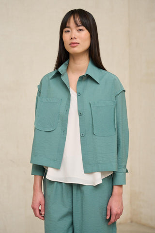 Camisa Brisa turquesa