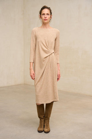 Vestido Belurena bege