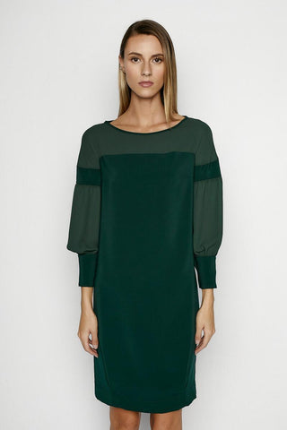 Vestido Rene Verde Botella