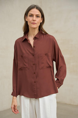 Camisola castanha Éline