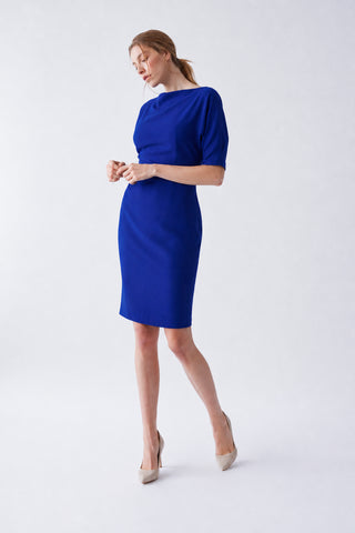 Vestido Ros azul-royal