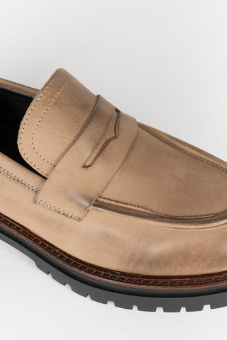 MOCASÍN PIEL BEIGE