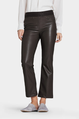 Pantalón Cambio cintura elástica efecto piel