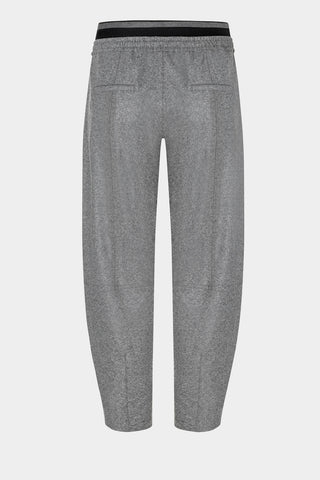 Calça jogger cinzenta Cambio