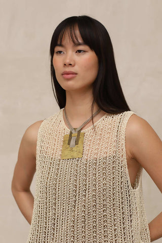 Colar Soléna em ouro, Colecção Privada FL