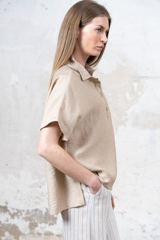 TOP ELISA POLO BEIGE