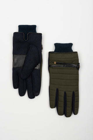 GUANTES NYLON VERDES