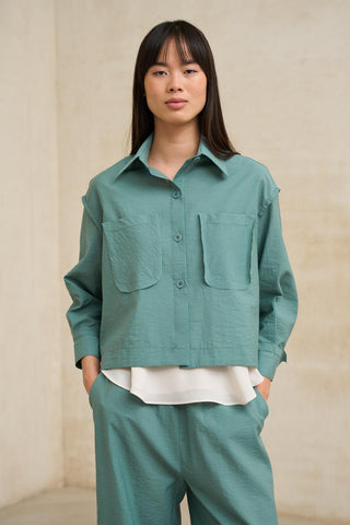 Camisa Brisa turquesa