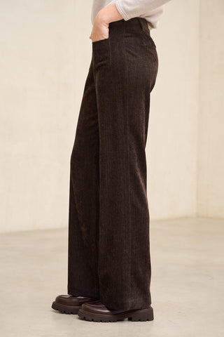 Pantalón Xena marrón chocolate