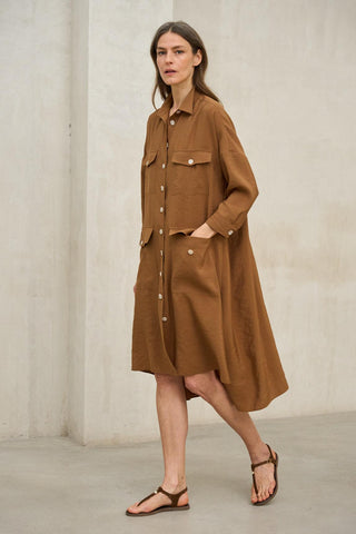 Vestido Maëron cobre