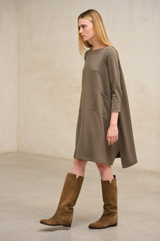 Vestido Ardessa caqui