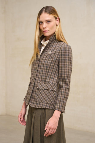 Chaqueta Tazzi cuadros