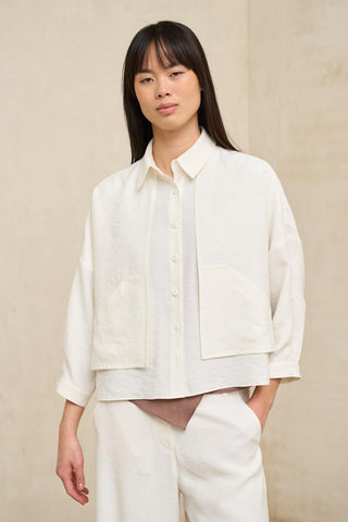 Camisa Lise blanco roto