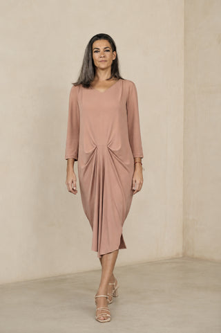 Vestido Huertel Rosa Empolvado
