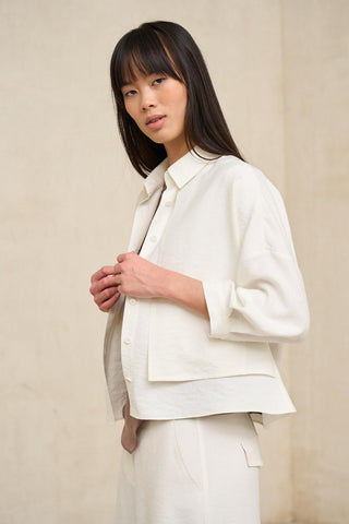 Chaqueta Lise blanco roto