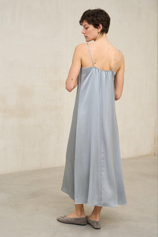 Vestido Soreya, azul-fumado