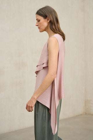 Blusa Alma, rosa antigo