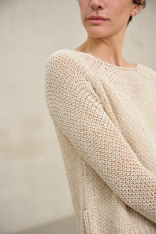 Camisola Evela bege areia