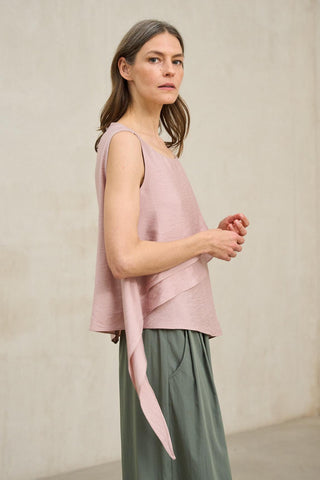 Blusa Alma, rosa antigo
