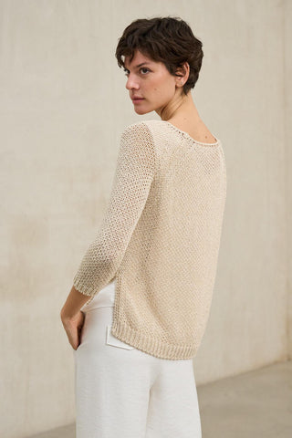 Camisola Evela bege areia