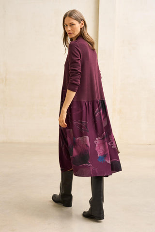 Vestido Dalia floral de punto