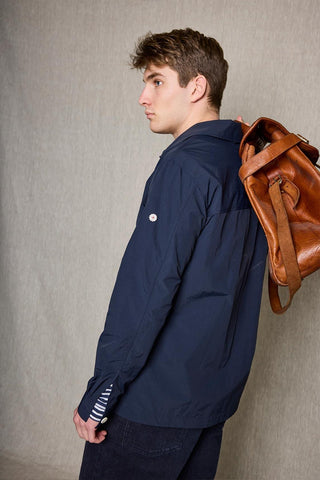 Camisa azul marino Koike