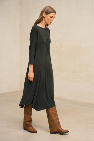 Vestido Quelmira caqui