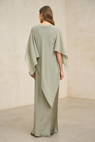 Vestido Kaedryn verde salvia