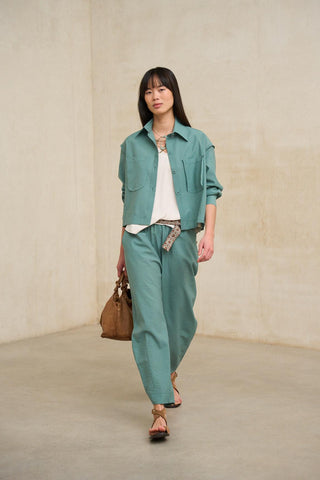 Camisa Brisa turquesa