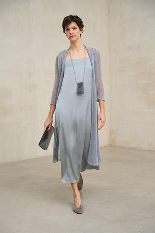 Vestido Soreya, azul-fumado