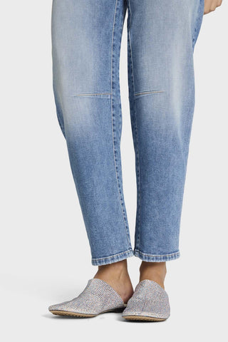 Vaquero Cambio O-Shape Cropped Ocean azul