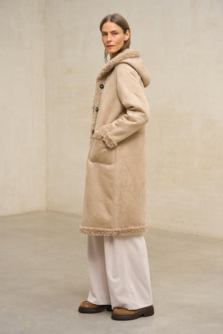 Abrigo Montara beige reversible