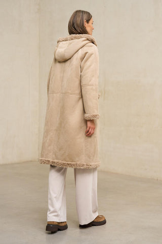 Abrigo Montara beige reversible
